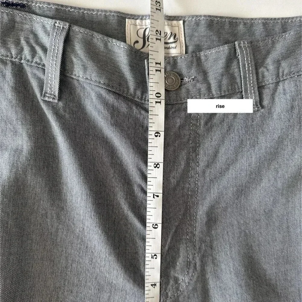 7 For All Mankind Shorts Mens 30 Grey Cargo Classic Fit Casual Preppy Summer - Picture 12 of 14